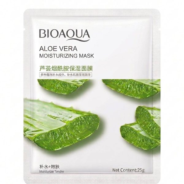 ماسک ورقه‌ای صورت با رایحه آلوئه‌ورا برند bioaqua